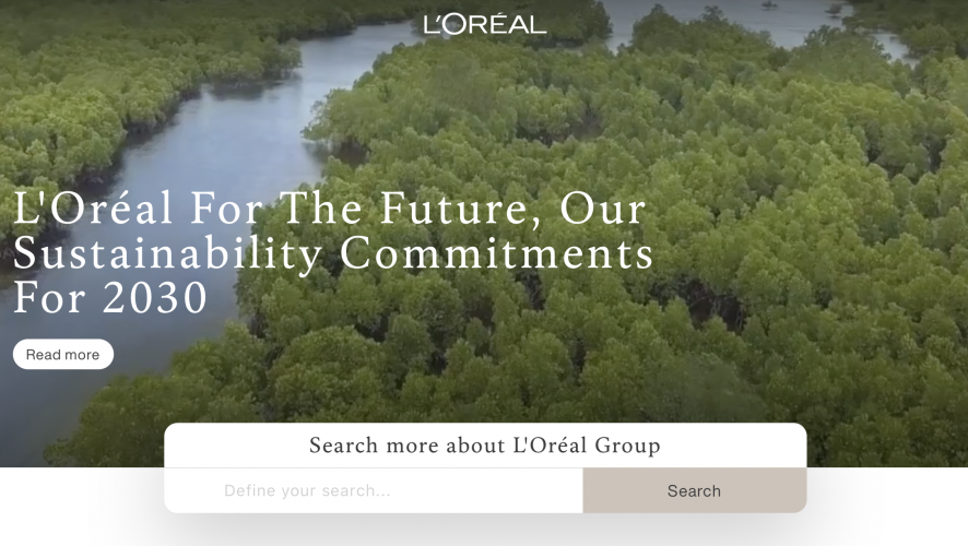 l’oreal.com corporate site – english copywriter in paris